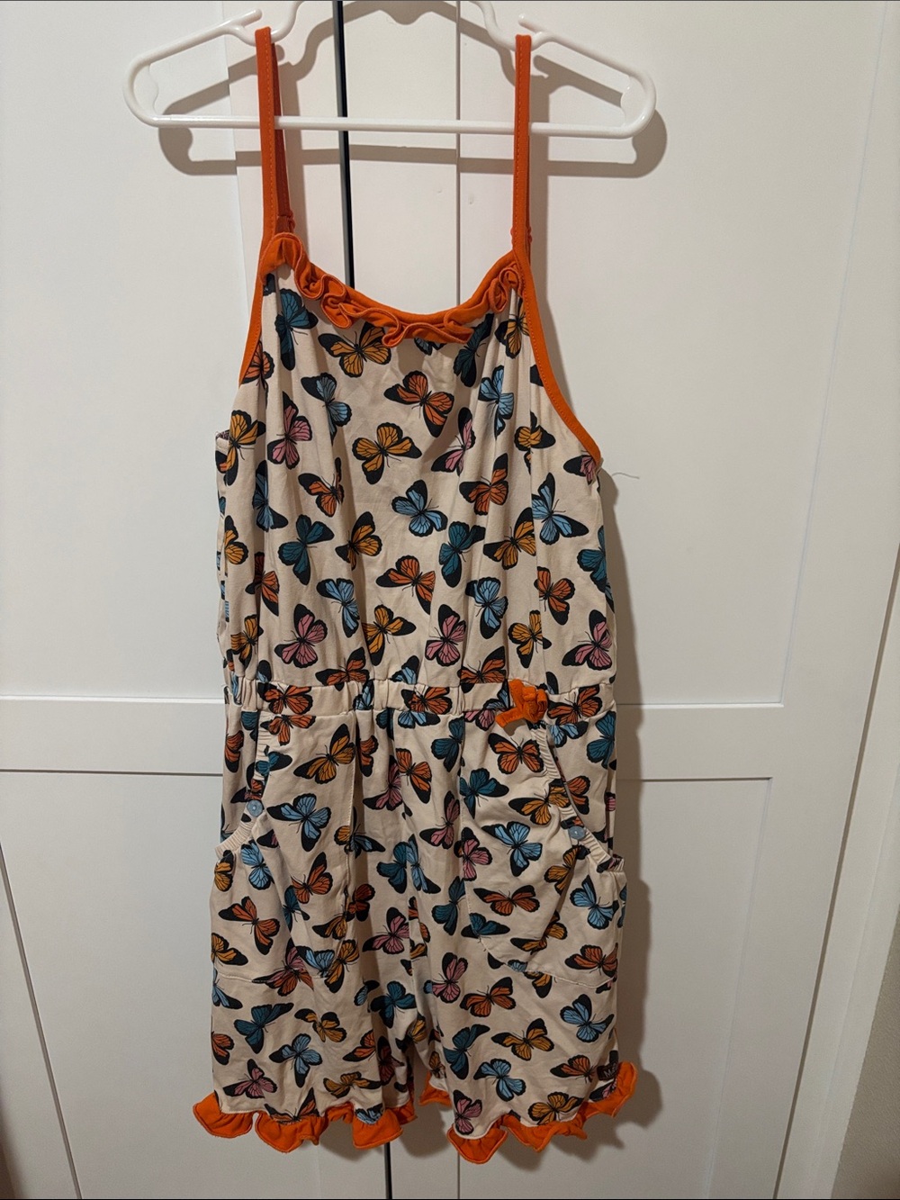 Matilda Jane Girls Butterfly Print Romper